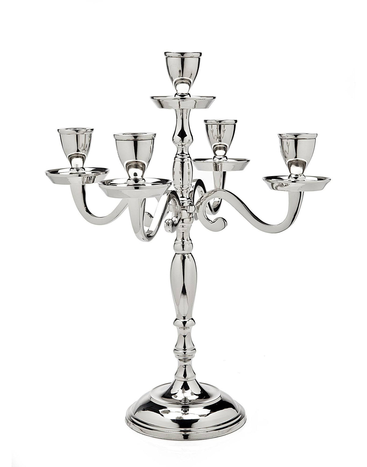 Classic Nickel Plated Candelabra 5 Light G26436