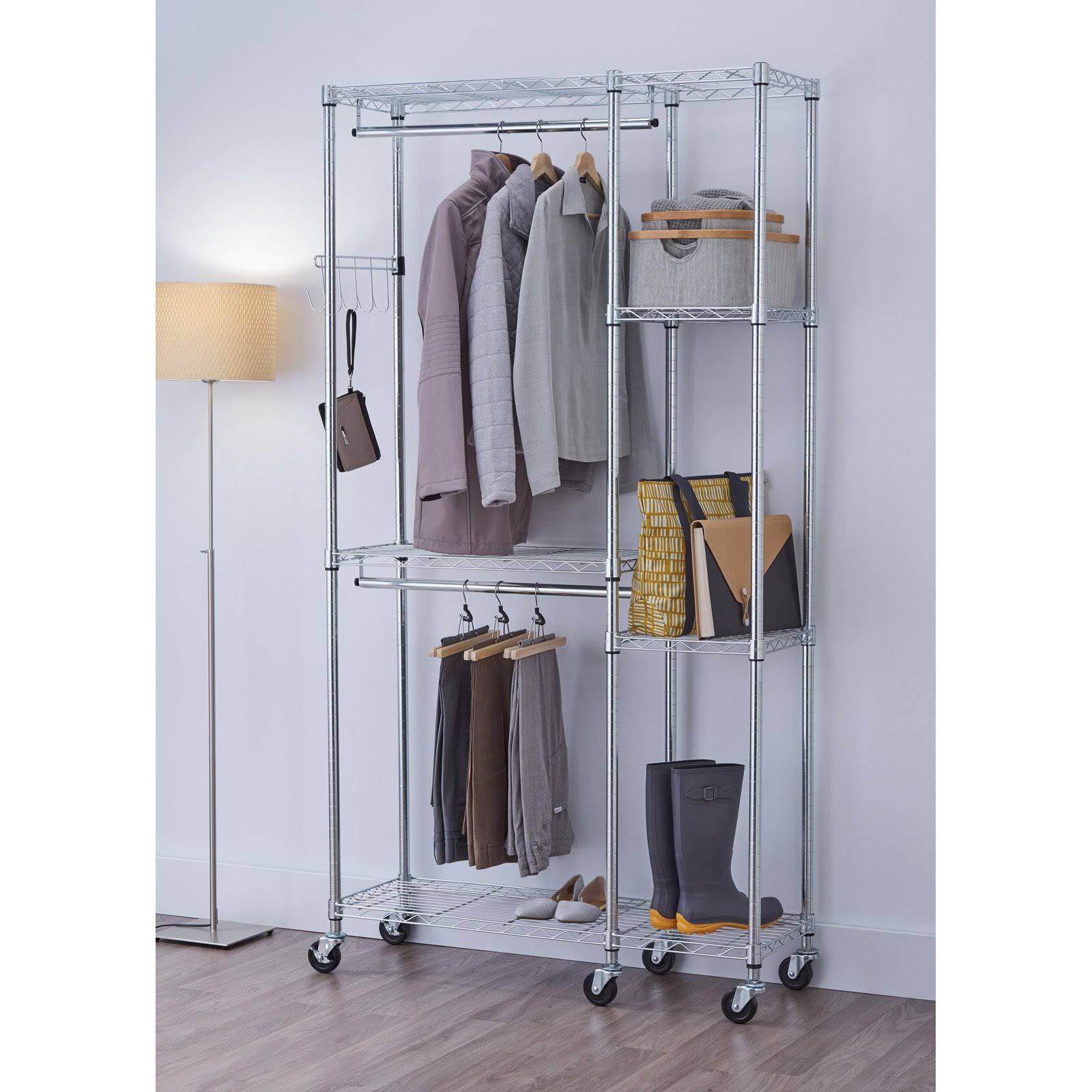 Chrome Mobile Closet Organizer X63713