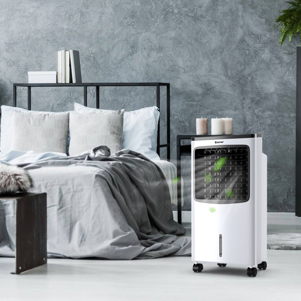 Black Portable Cooler Fan with Remote Control Q868