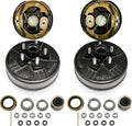 10 Inch Electric Trailer Brake Kit 3500lb Axle 5 on 4.5 Drum W64076