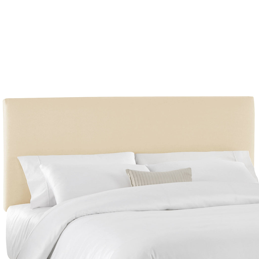 Tufted Headboard in Twill Blue California King V78775