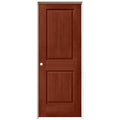 28 in. x 80 in. Brown Molded Composite MDF Single Prehung Interior Door M221797