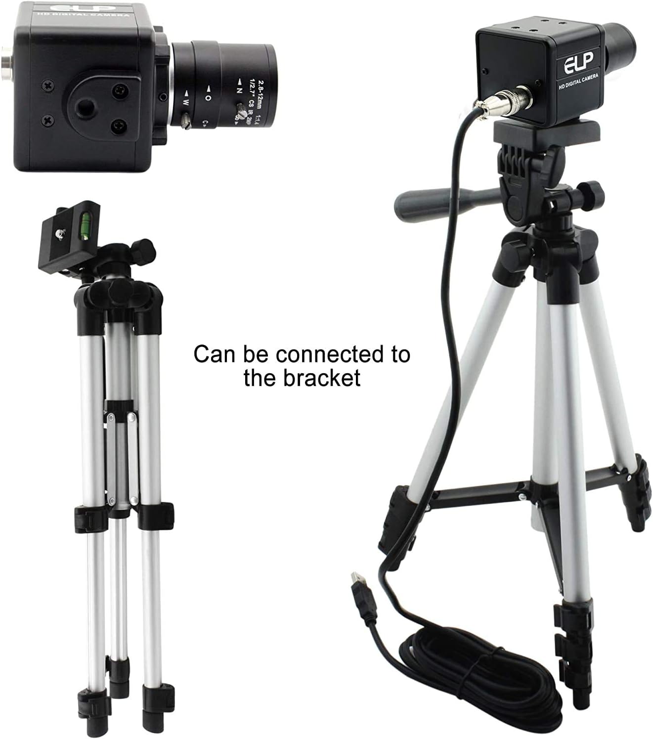 2MP USB Webcam with 5-50mm Varifocal Lens, Pack of 2 M537839
