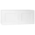 Satin White Above Refrigerator Wall Kitchen Cabinet C51469