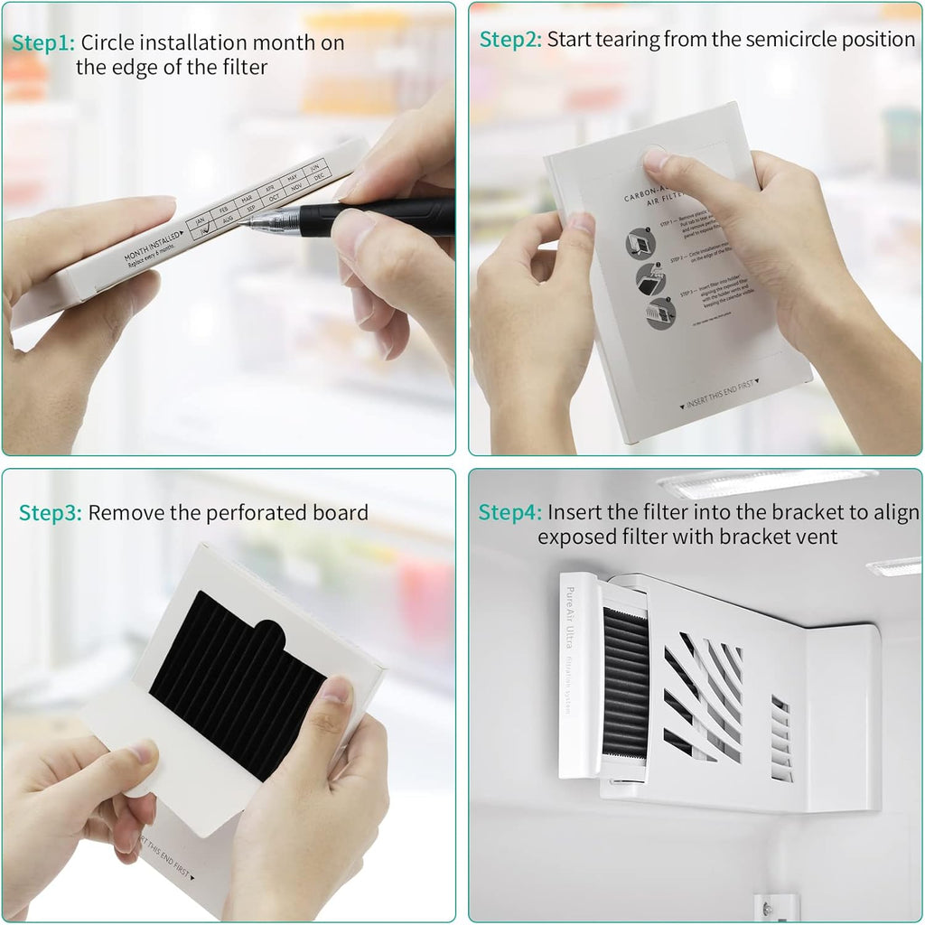 Carbon Activated Refrigerator Air Filter 6 Pack H41552