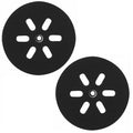 2 Pack 6 Inch Backing Pad for Sanders T45136