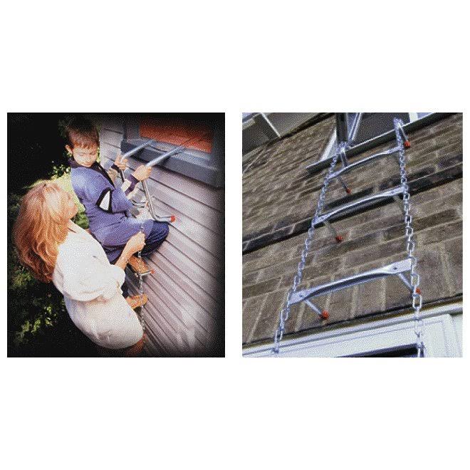 Portable Fire Escape Ladder 25 ft. O711963