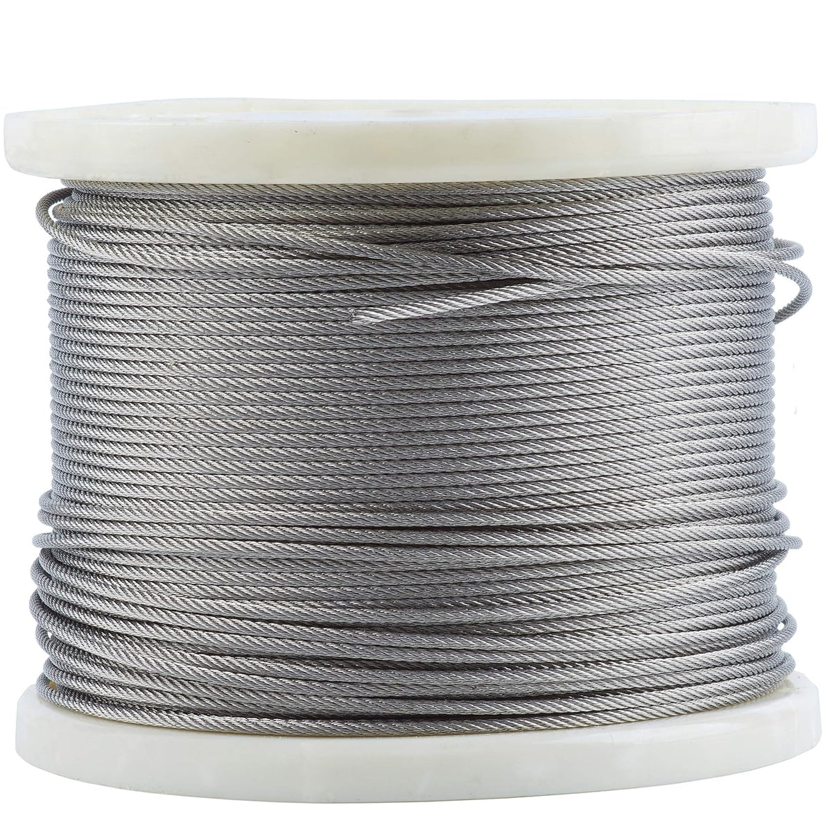 1/8 inch T316 Stainless Steel Wire Rope for Cable Railing, Marine Grade, 500FT, Pack of 2 M4624