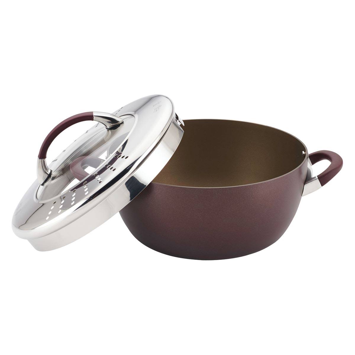 5.5-Quart Covered Straining Casserole M543