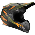 Green/Orange Offroad Helmet C644
