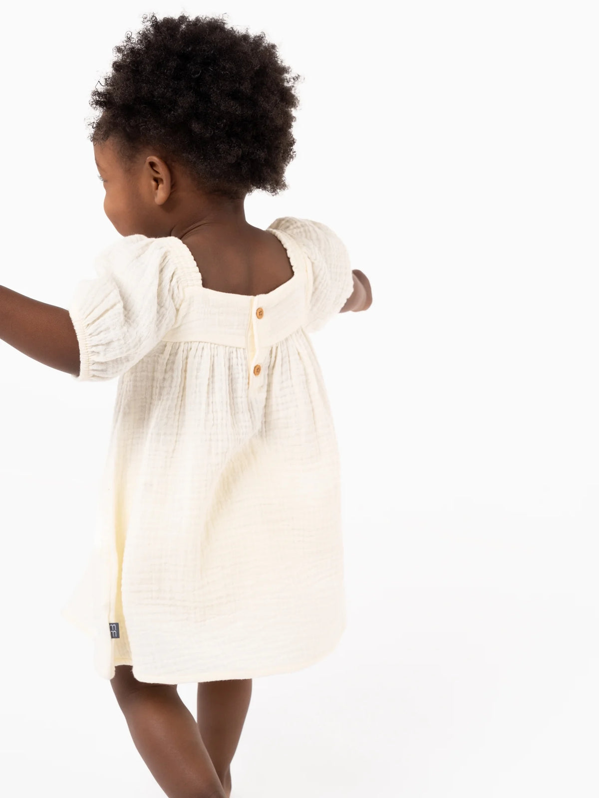 Ruffle Sleeve Dress and Diaper Cover Y6033