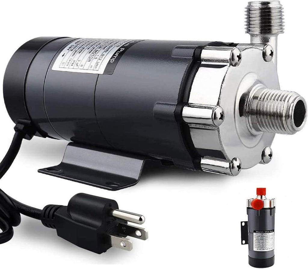 Magnetic Drive Pump 15RM with 1/2" NPT Thread, Black, Pack of 2 A887