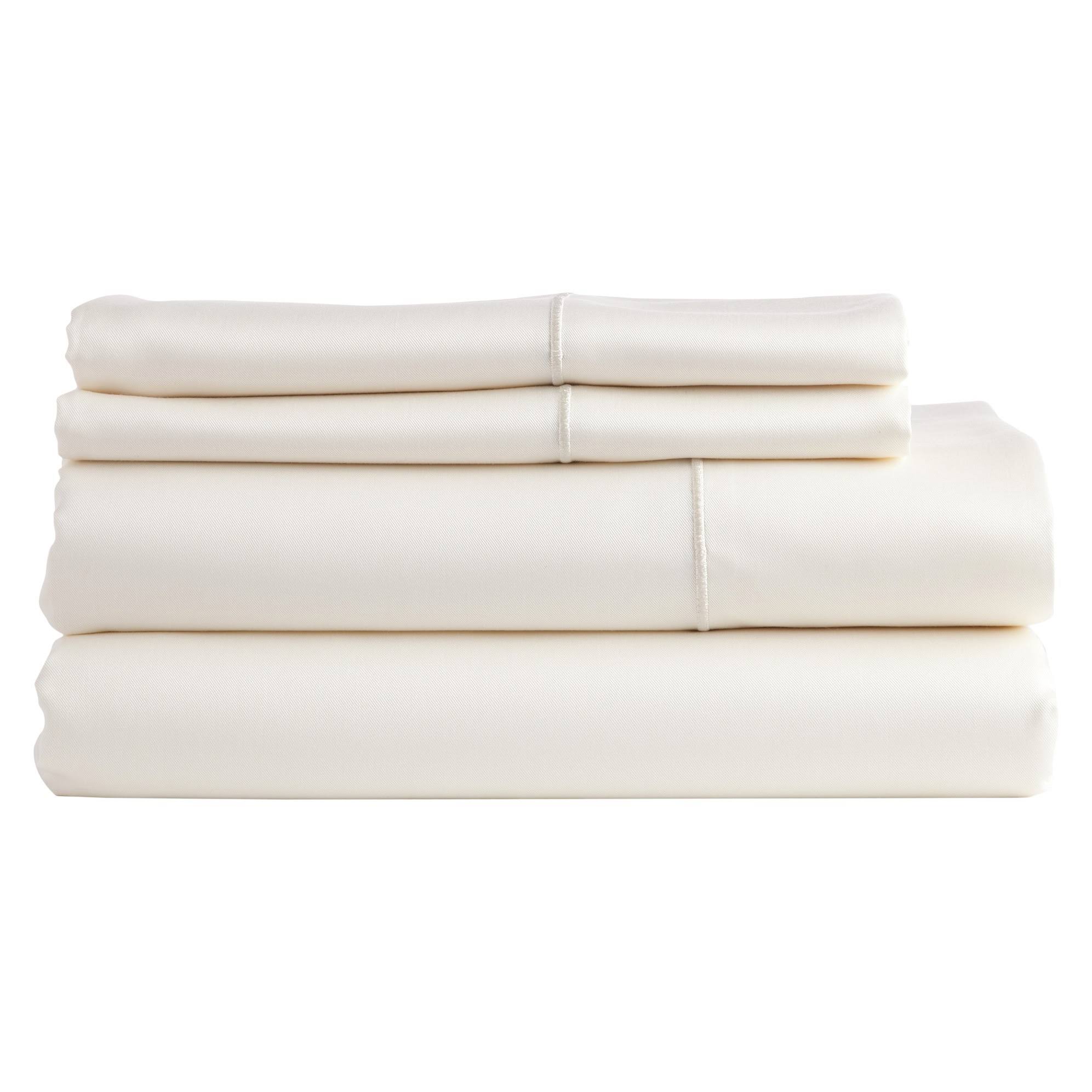 White Solid Deep-Pocket Sheets D9457