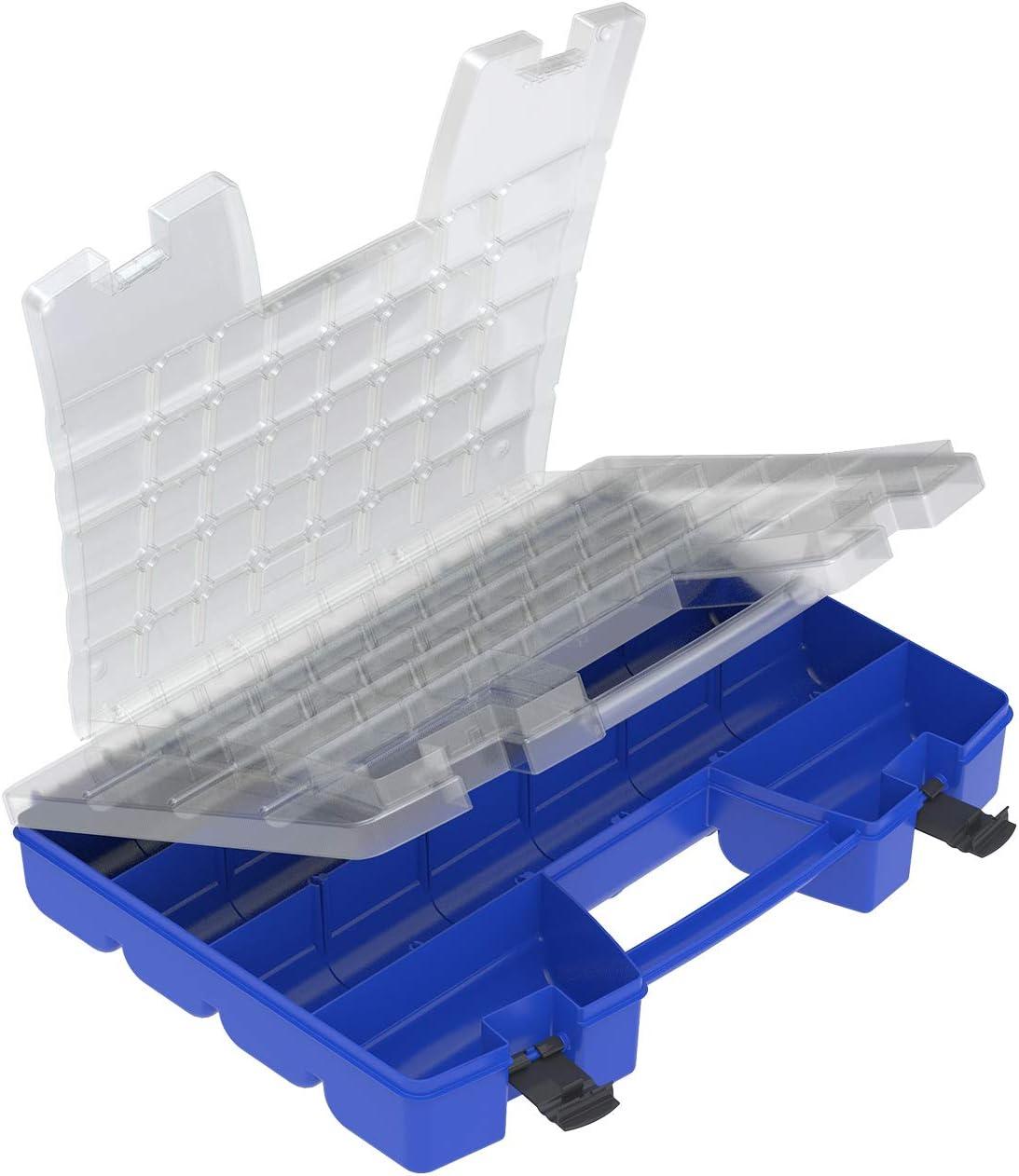 Blue Multi Compartment Portable Storage Case O511