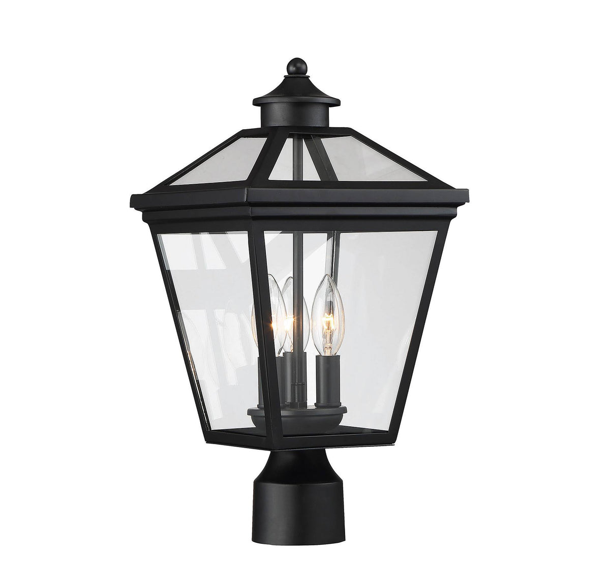 Black Post Lantern R78344