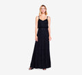 Black Beaded Gown E6695
