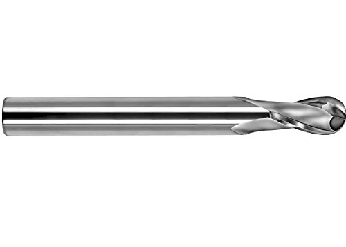 Titanium Nitride Coated 2 Flute Ball End End Mill S48342