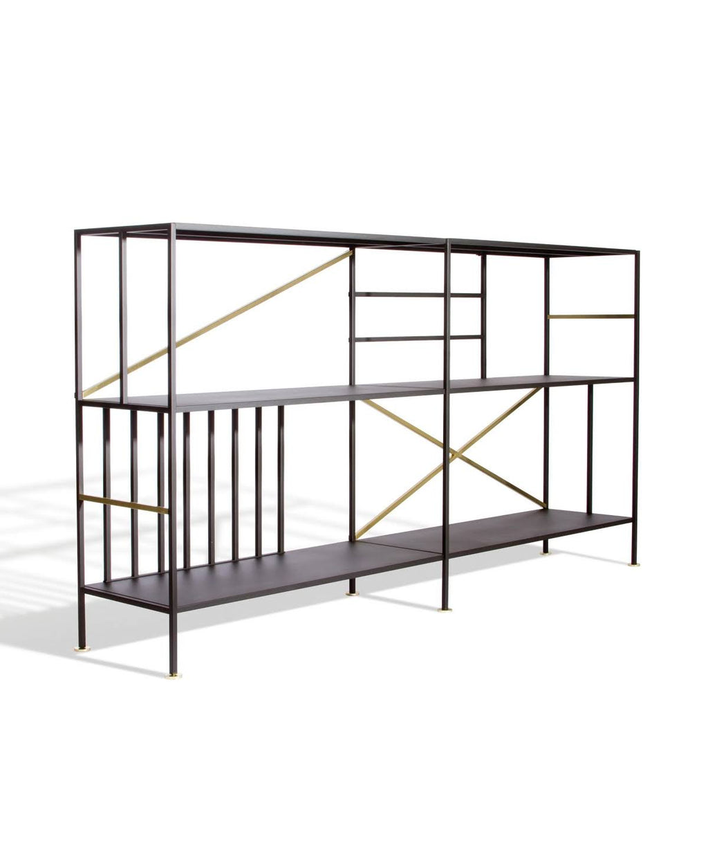Black 2 Shelf Bookcase F865