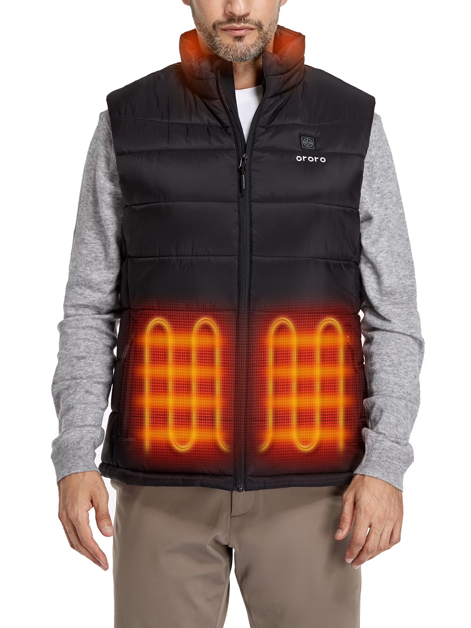 Heated Vest with Battery (Black, M) W57032