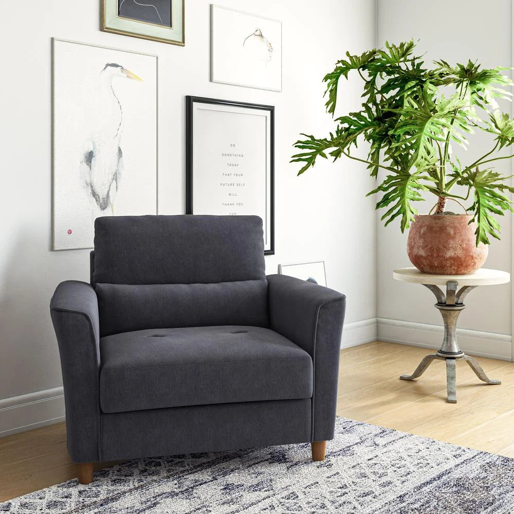 Upholstered Accent Chair And A Half S3354