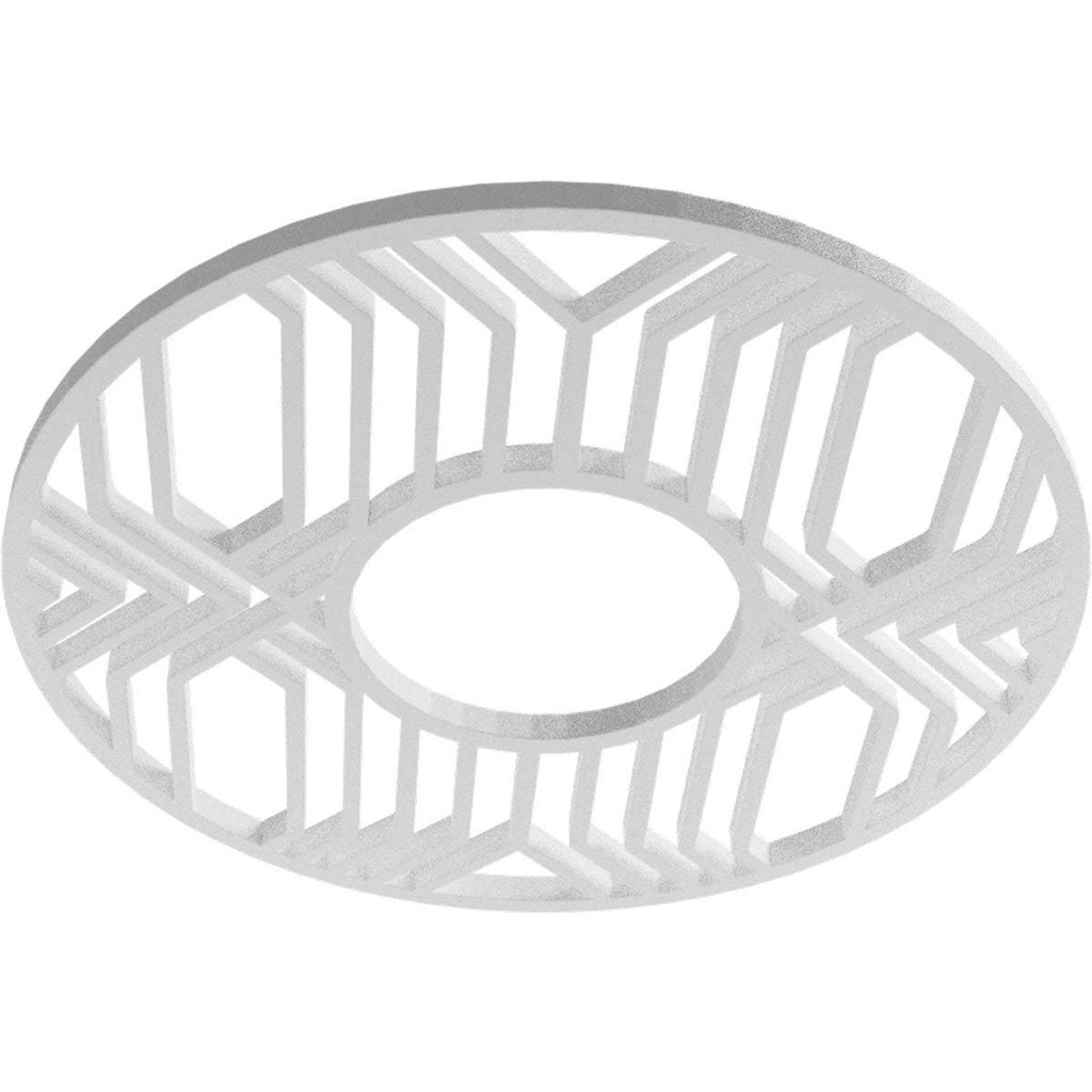 36x22OD x 13 1/8x22ID x 1x22P PVC Pierced Ceiling Medallion B50739