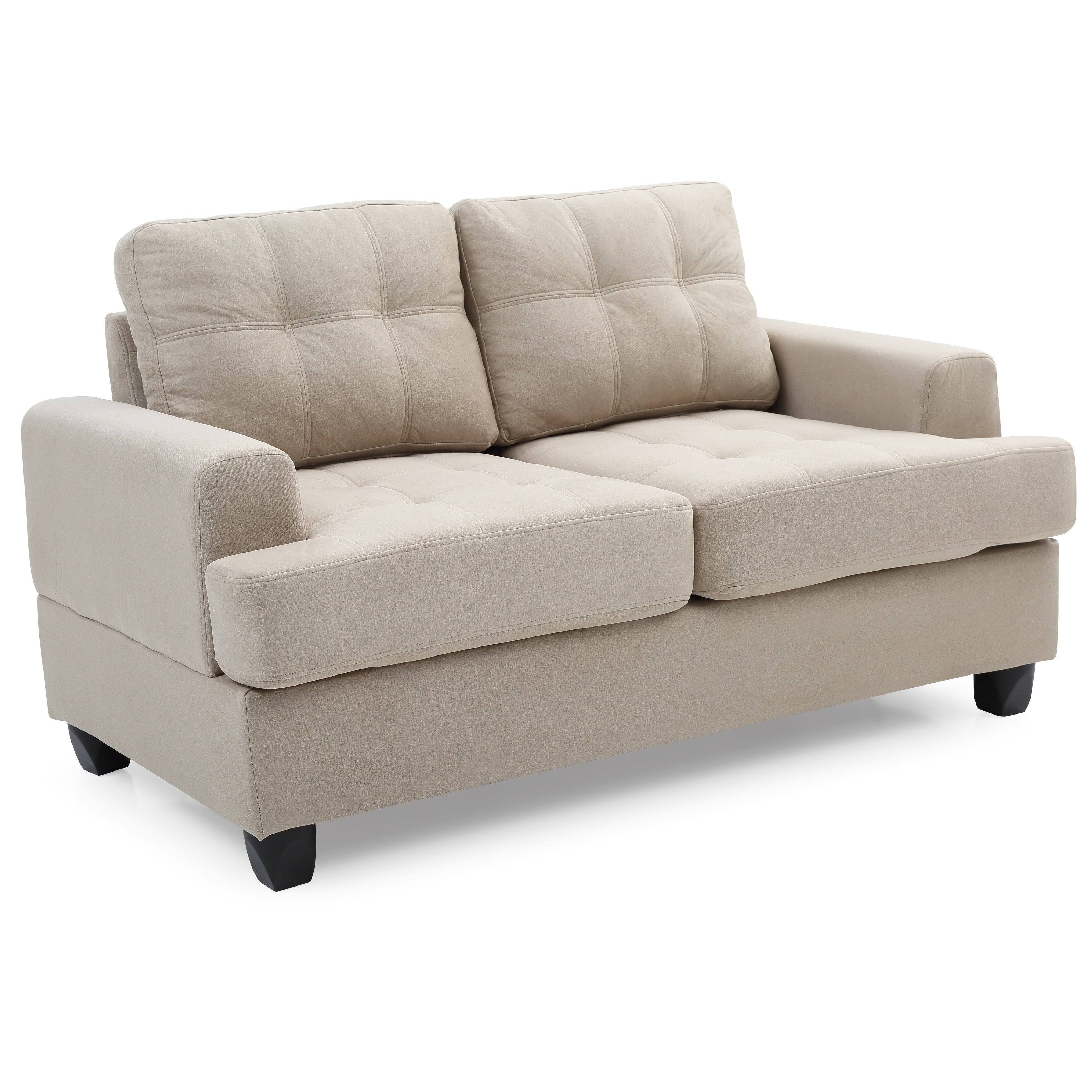 Navy Blue Loveseat X4262