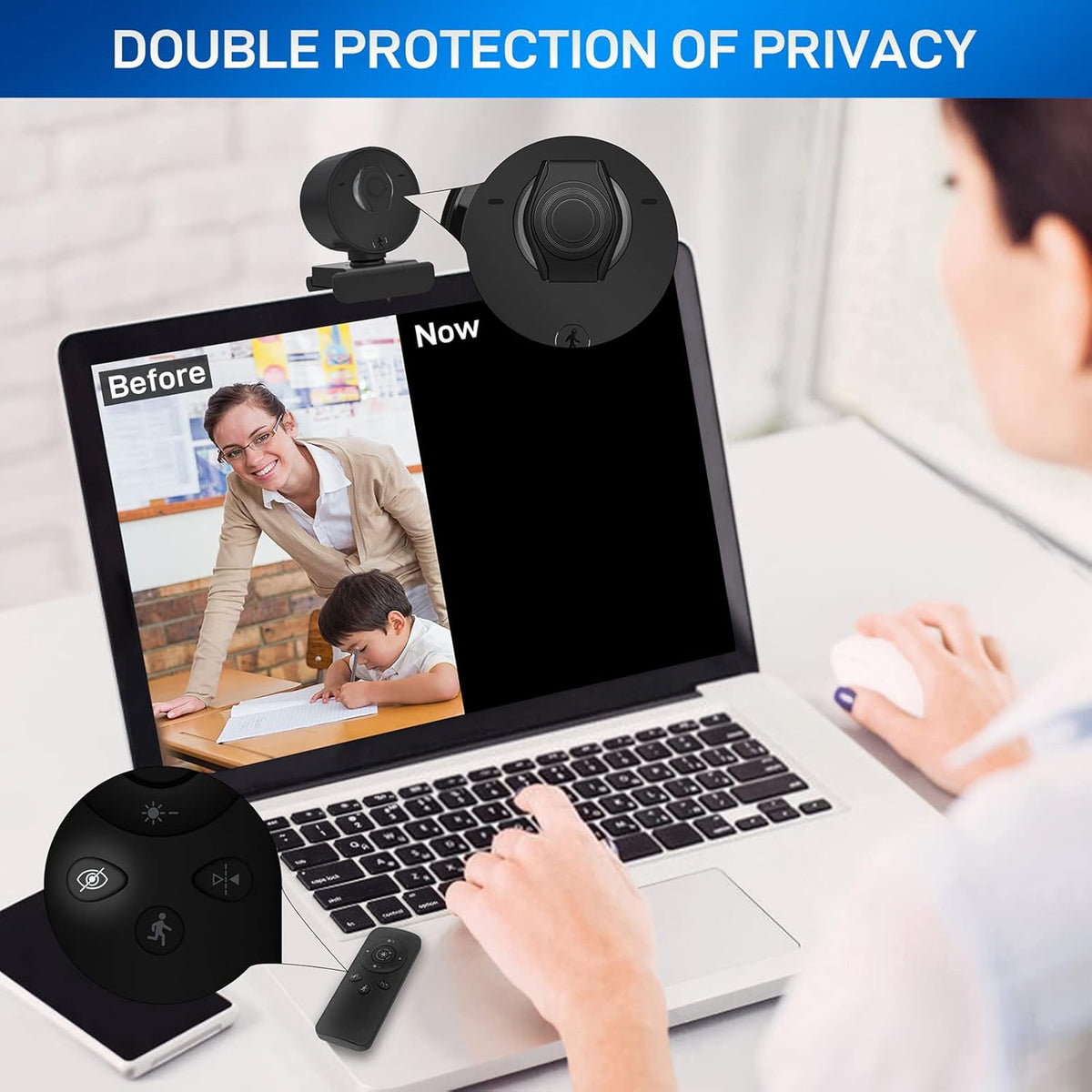 1080P 30FPS Webcam with Dual Microphone P241