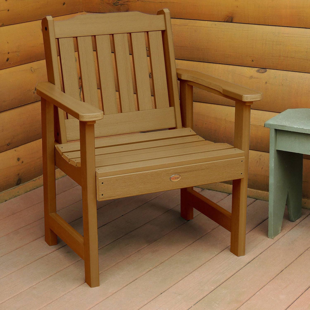 White Marine-Grade Synthetic Wood Garden Chair K971773