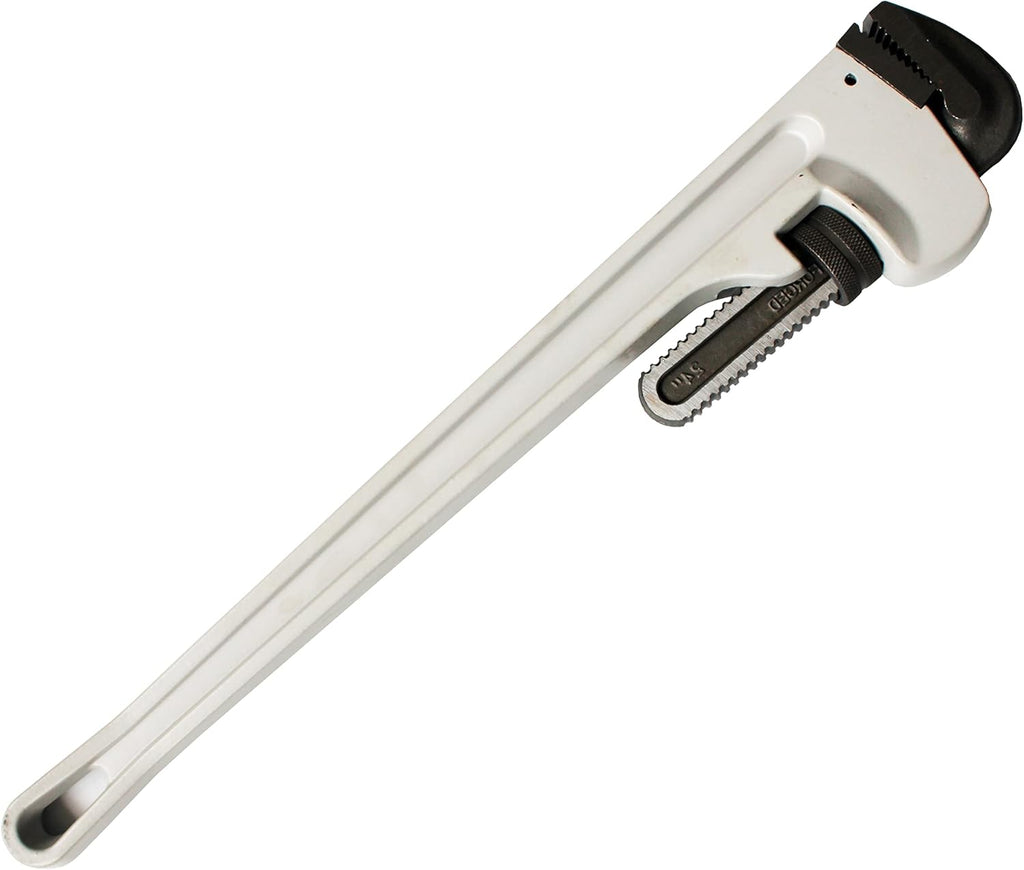 Heavy Duty Aluminum Straight Pipe Wrench 24IN Pack of 2 X987
