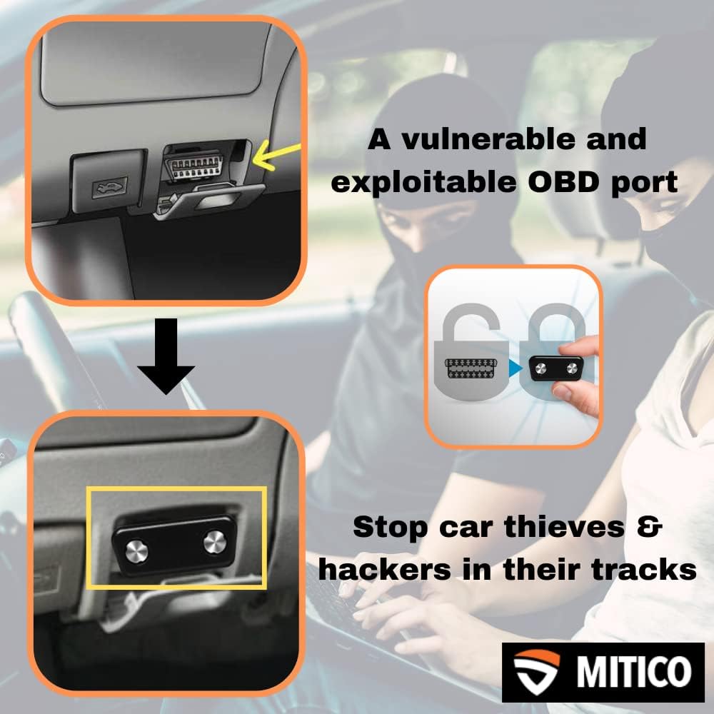 Metal OBD2 Port Lock Cap Anti-Theft Device I96128