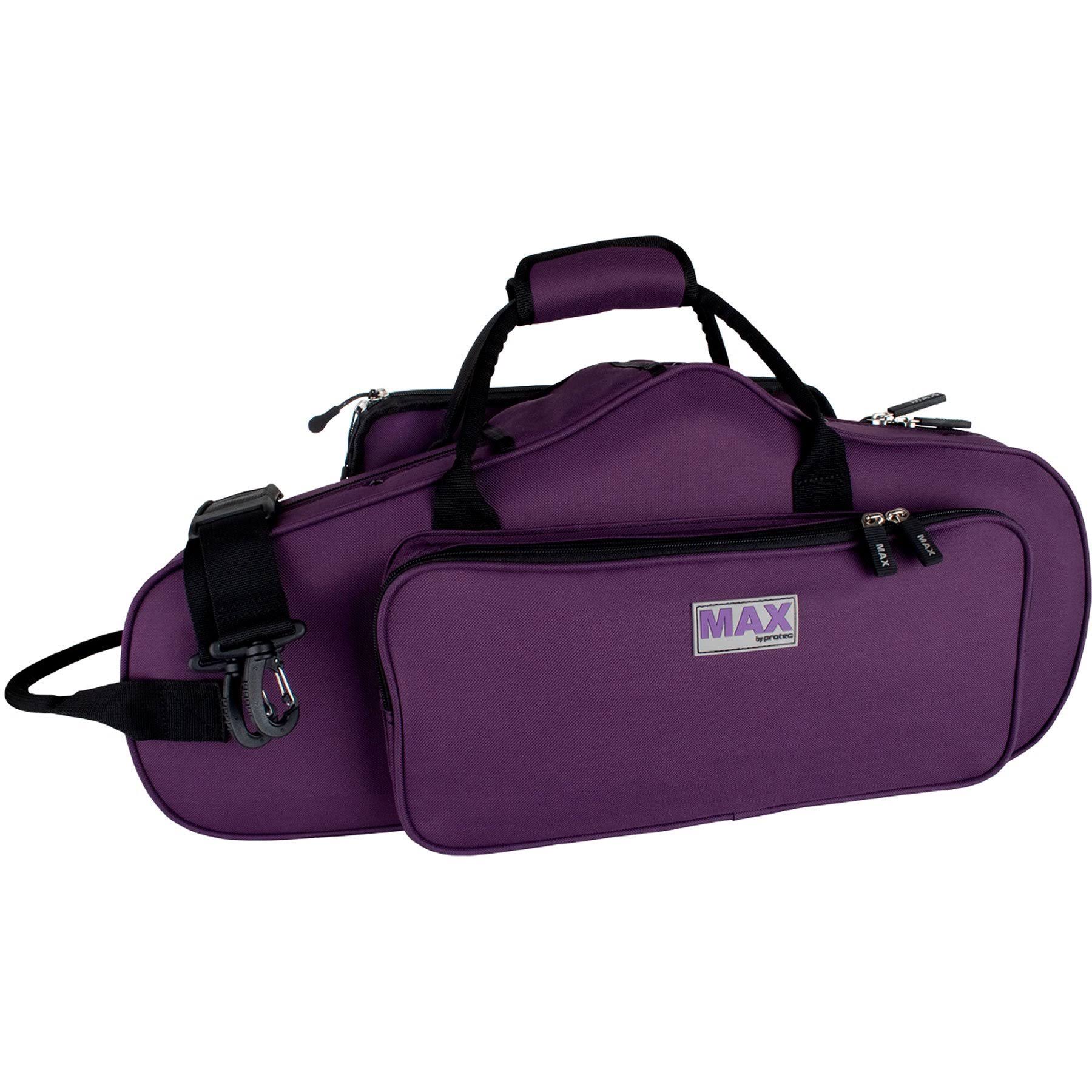 Purple Contoured Max Case for Alto Saxophone I862