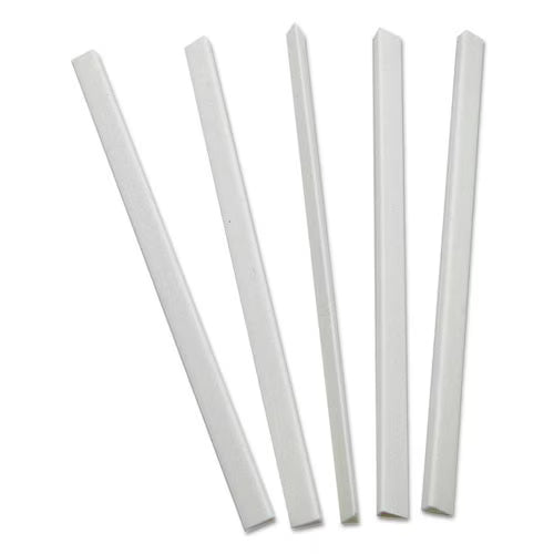 Binding Bars for Report Covers, 40-Sheet Capacity, White, 100/Box S283658