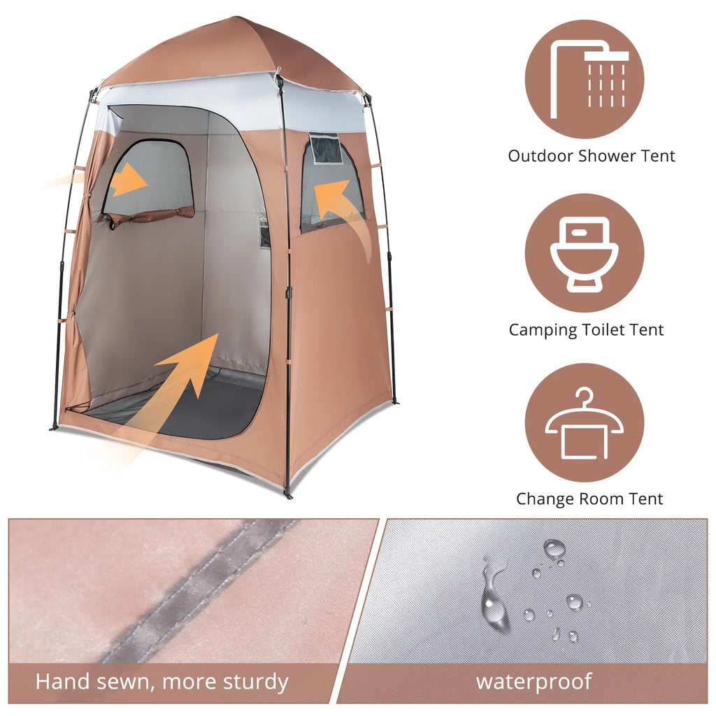 Portable Outdoor Shower Tent Camp Toilet Rain Shelter B2312