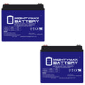 12V 35AH GEL Battery 2 Pack Y411