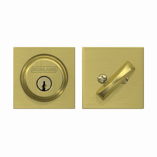 Single Cylinder Deadbolt in Satin Nickel G125926