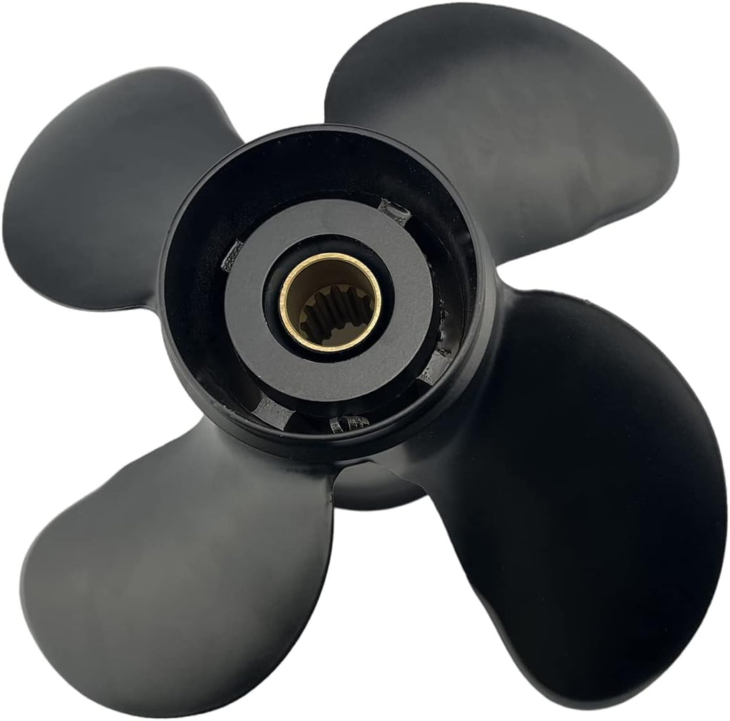 10.6x12 10.3x13 4 Blade Aluminum Outboard Boat Propeller P291