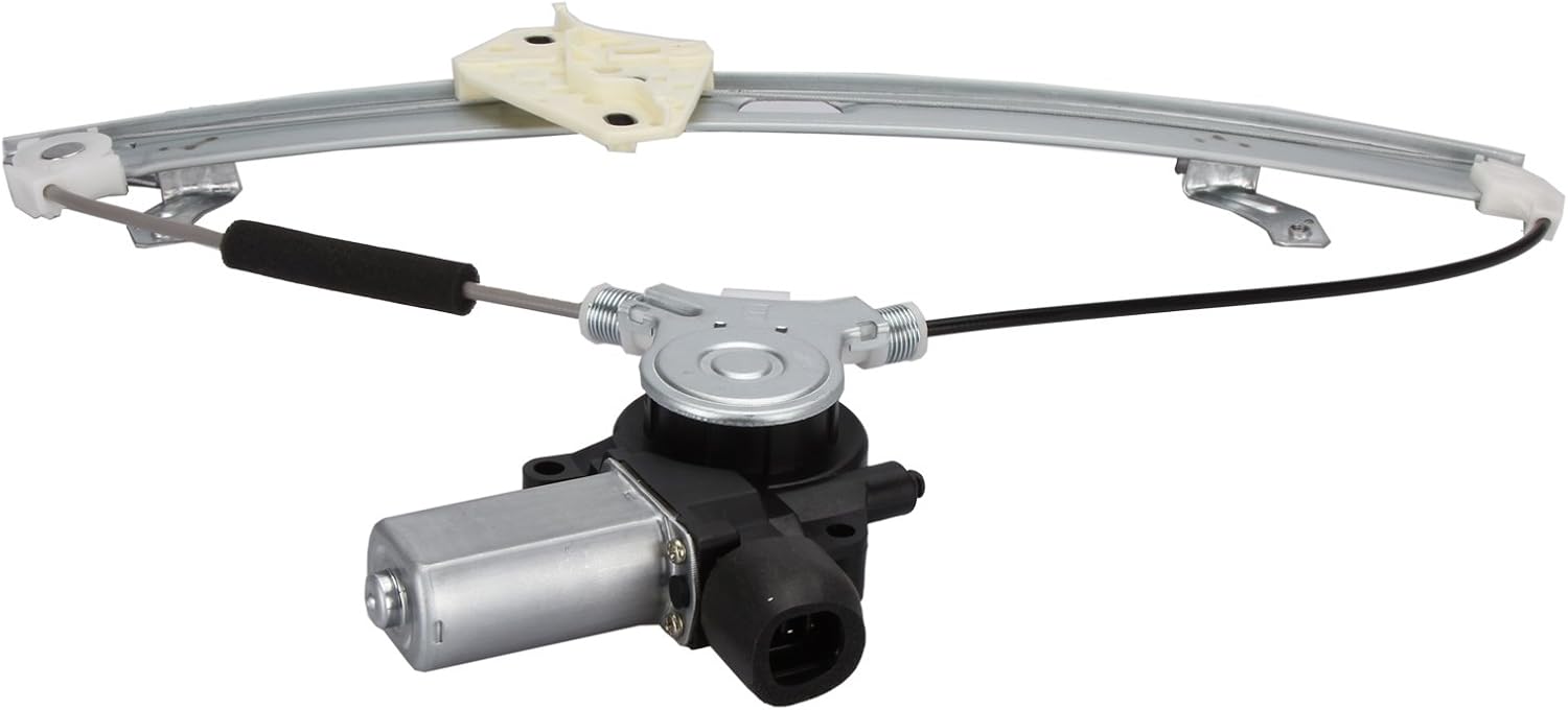 Front Left Driver Side Power Window Regulator with Motor for Honda Accord 4 Door 2003-2007 Pack of 2 W313