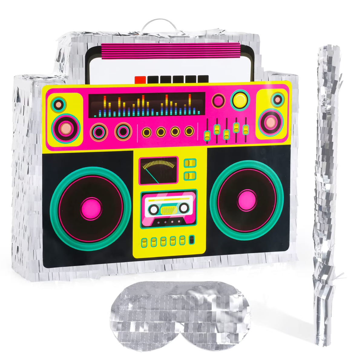 Boombox Pinata with Hanging Loop H510877