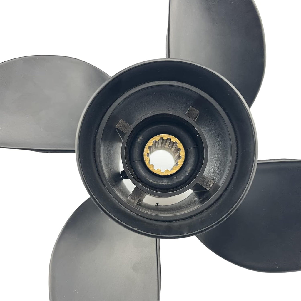 10.6x12 10.3x13 4 Blade Aluminum Outboard Boat Propeller P291