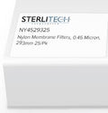 0.45 Micron Nylon Membrane Filters 293mm, 25/pk H676054