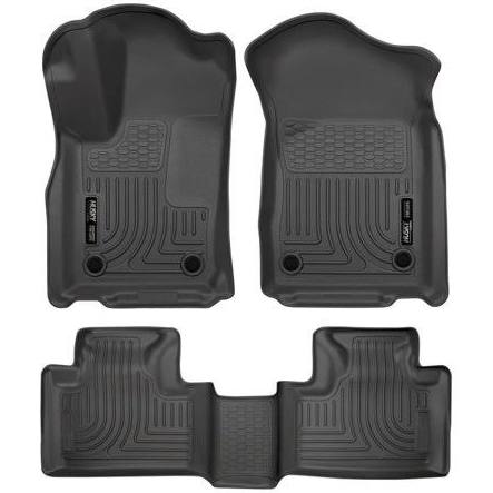 Black Front & 2nd Seat Floor Liners O504