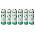 6x AA 3.6V 2600mAh Lithium Thionyl Chloride Battery T199301