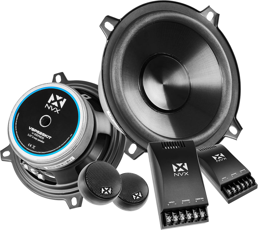 5.25" 2-Way Coaxial Speakers with Silk Dome Tweeters Pack of 2 C51320