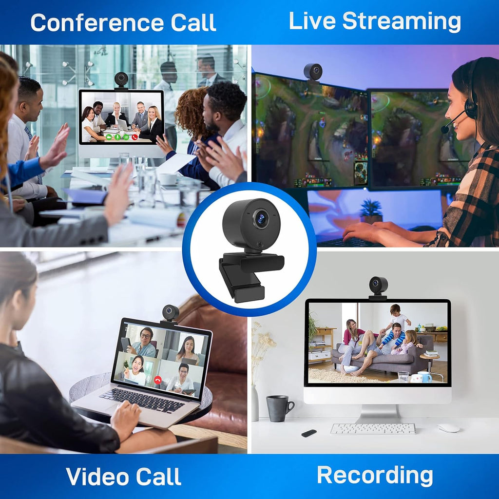 1080P 30FPS Webcam with Dual Microphone P241