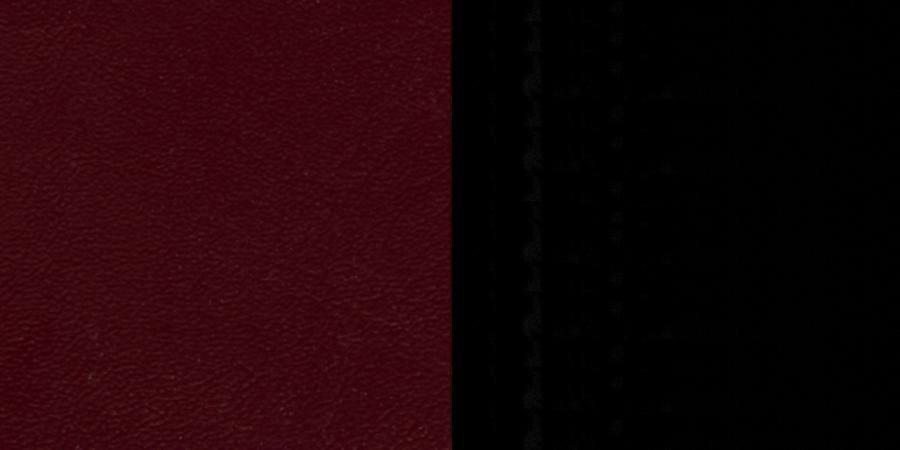 Burgundy Vinyl Metal Chair A935
