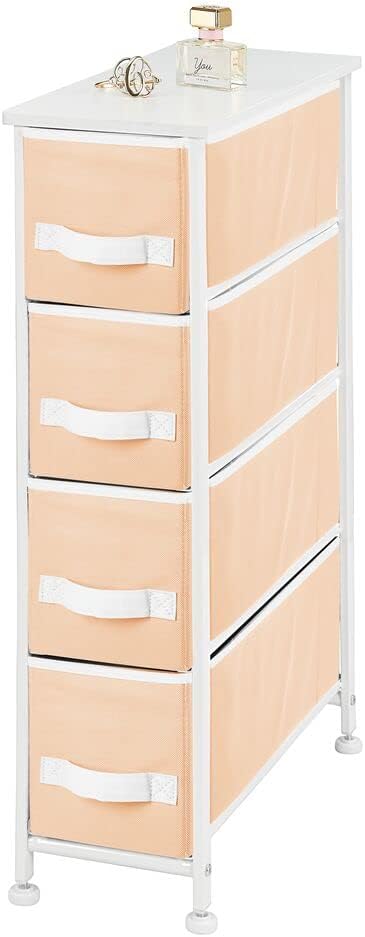 4 Drawer Tall Storage Tower Organizer Nightstand T667