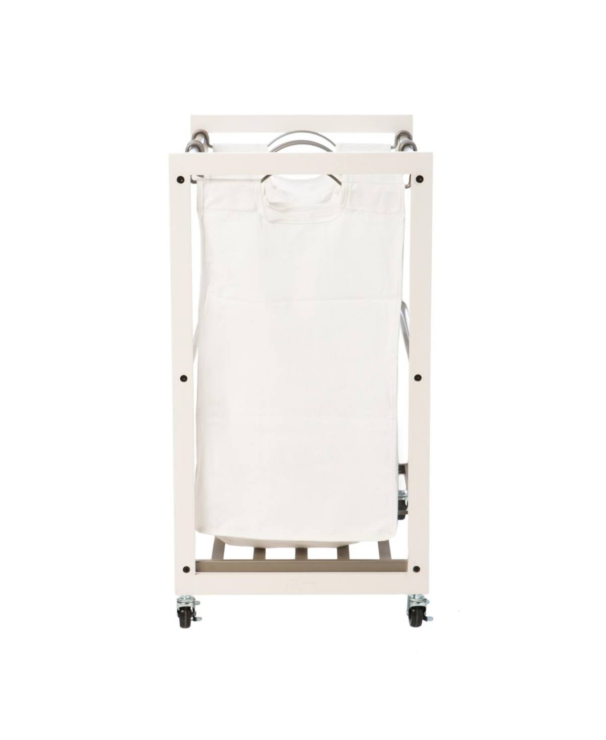 White 3 Bag Laundry Cart U789268