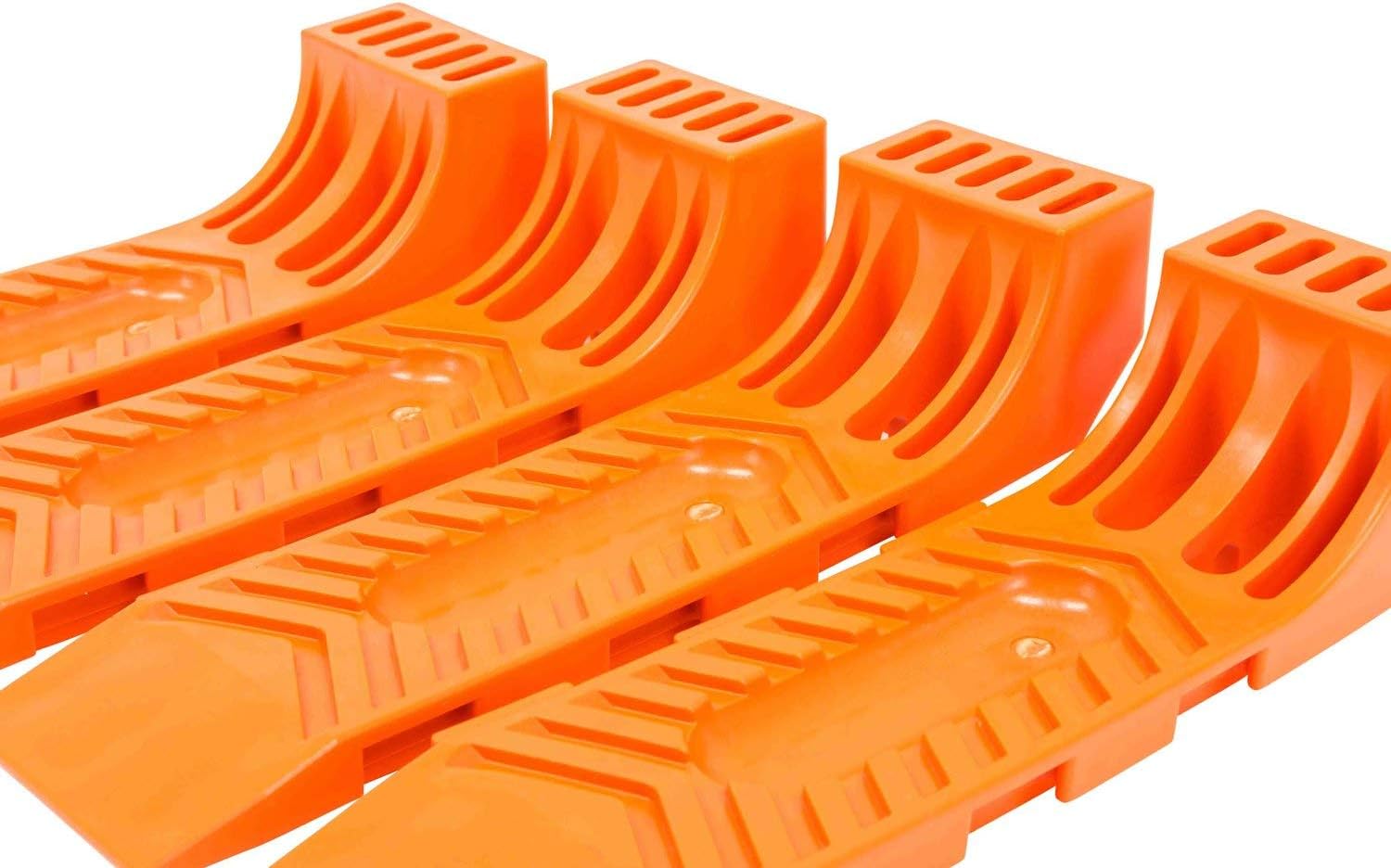Interlocking Tire Skates Safety Orange (4pc Set) L8579